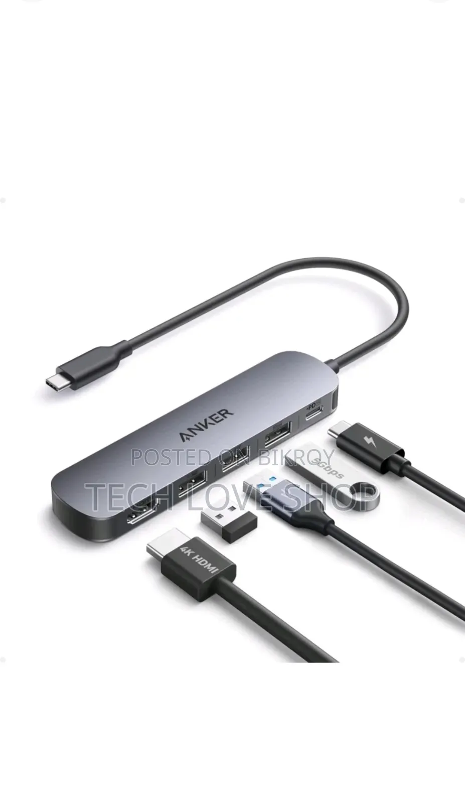 Anker 332 USB-C Hub 5-in-1 (PD/ HDMI) - Brand New (US Import)