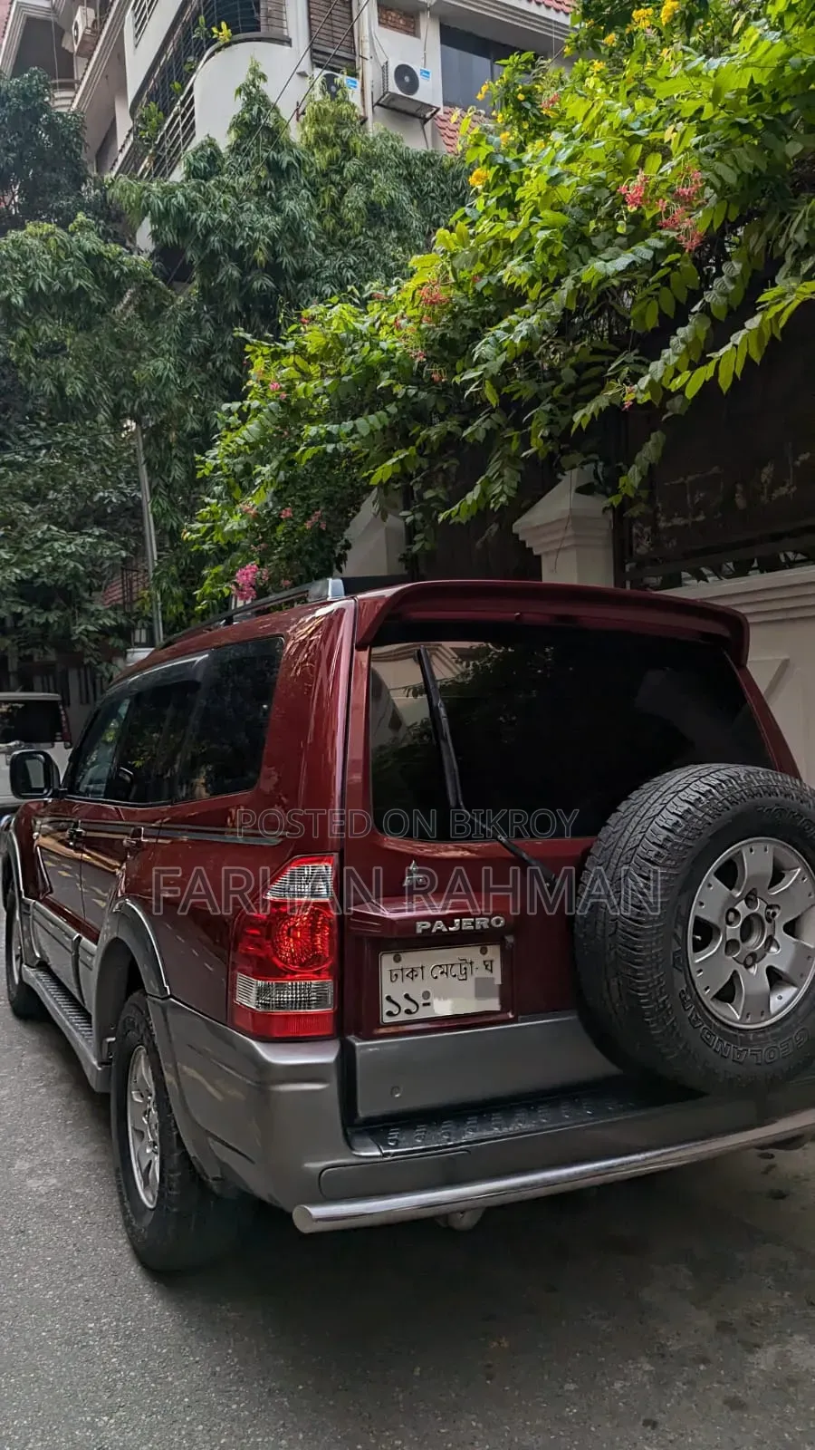 Mitsubishi Pajero 2004 Maroon