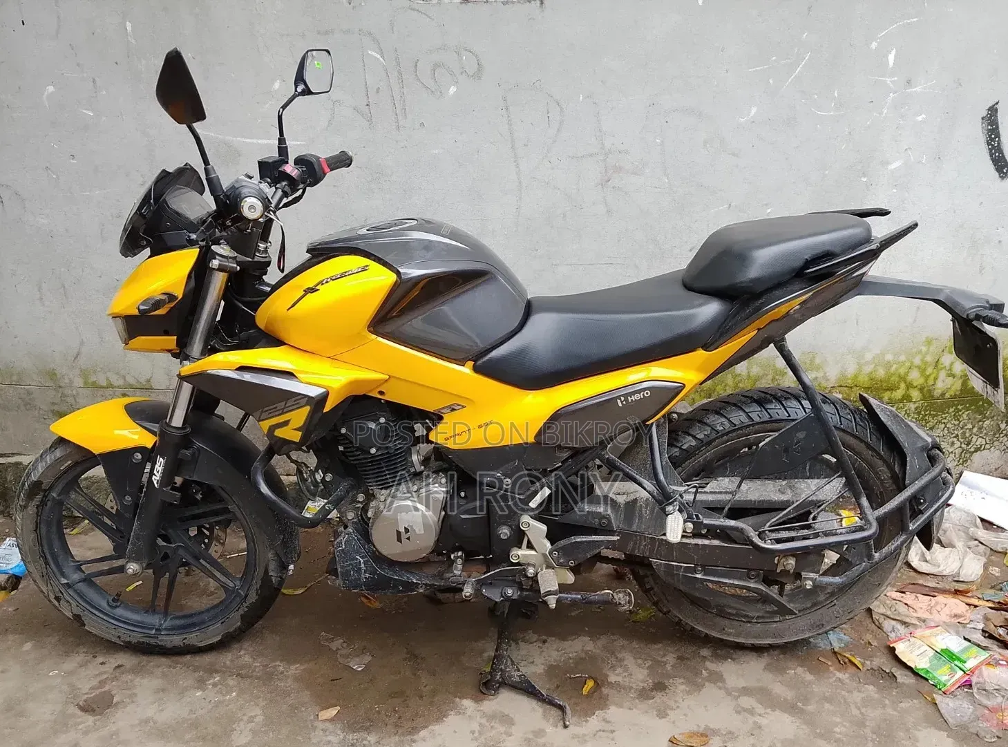 Hero Xtreme 125R 2025 Yellow