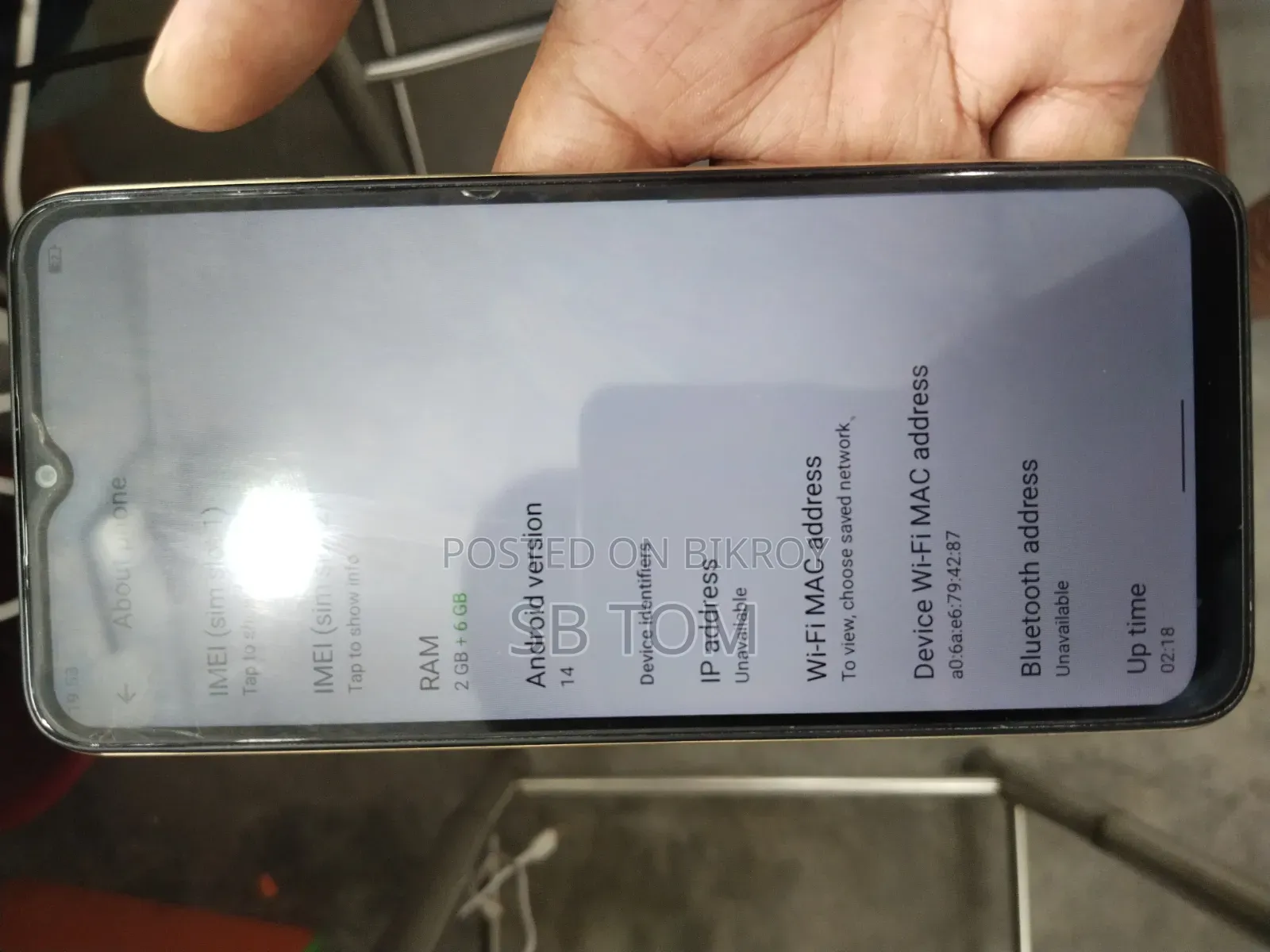 New Oukitel Black Bull P2 8 GB Rose Gold
