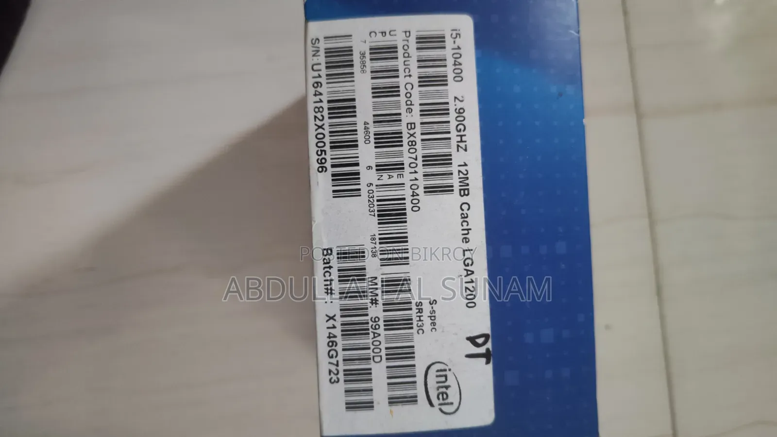Intel Core I5 10th Generation