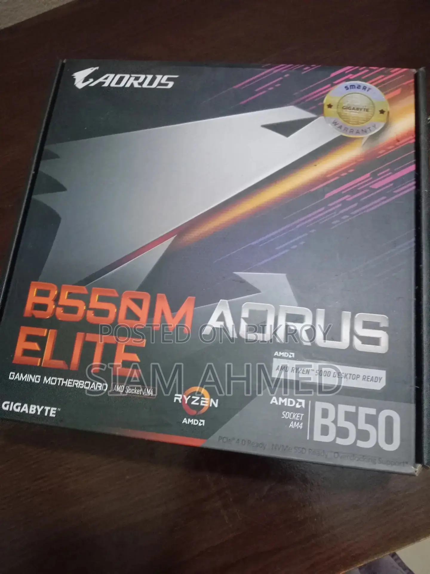 Desktop Computer Gigabyte 8GB AMD Ryzen 7 SSD 512GB