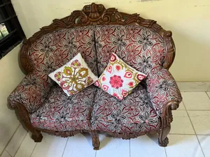 Shegun Wood Sofa