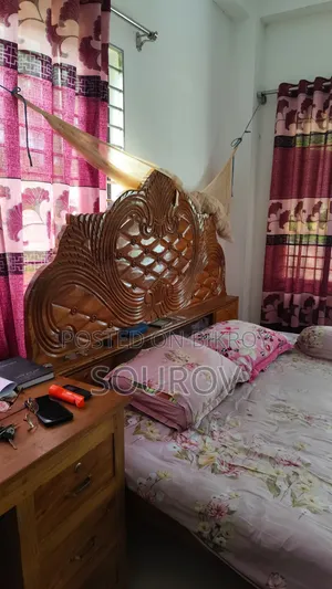 Akashmoni Wooden Bed