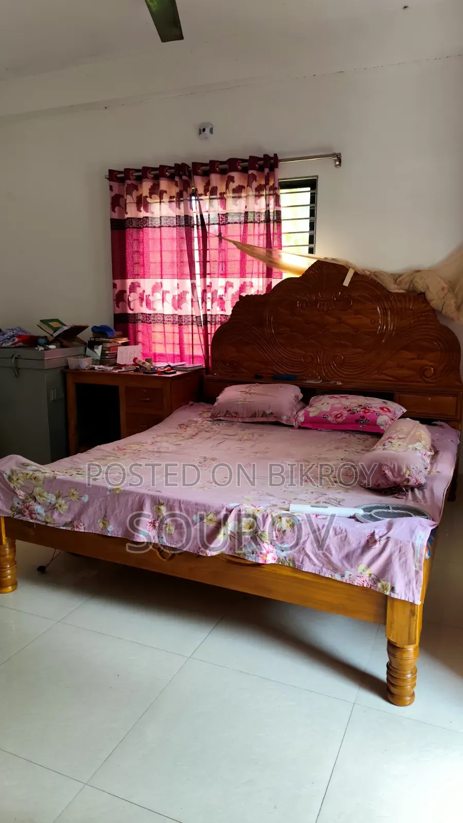 Akashmoni Wooden Bed
