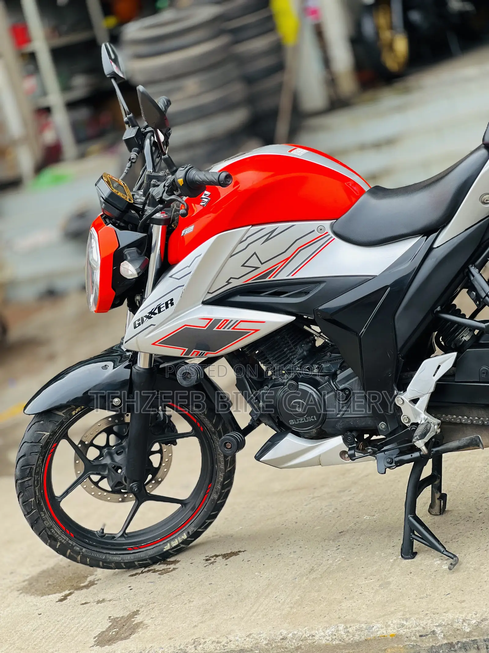 Suzuki Gixxer 2024 Orange
