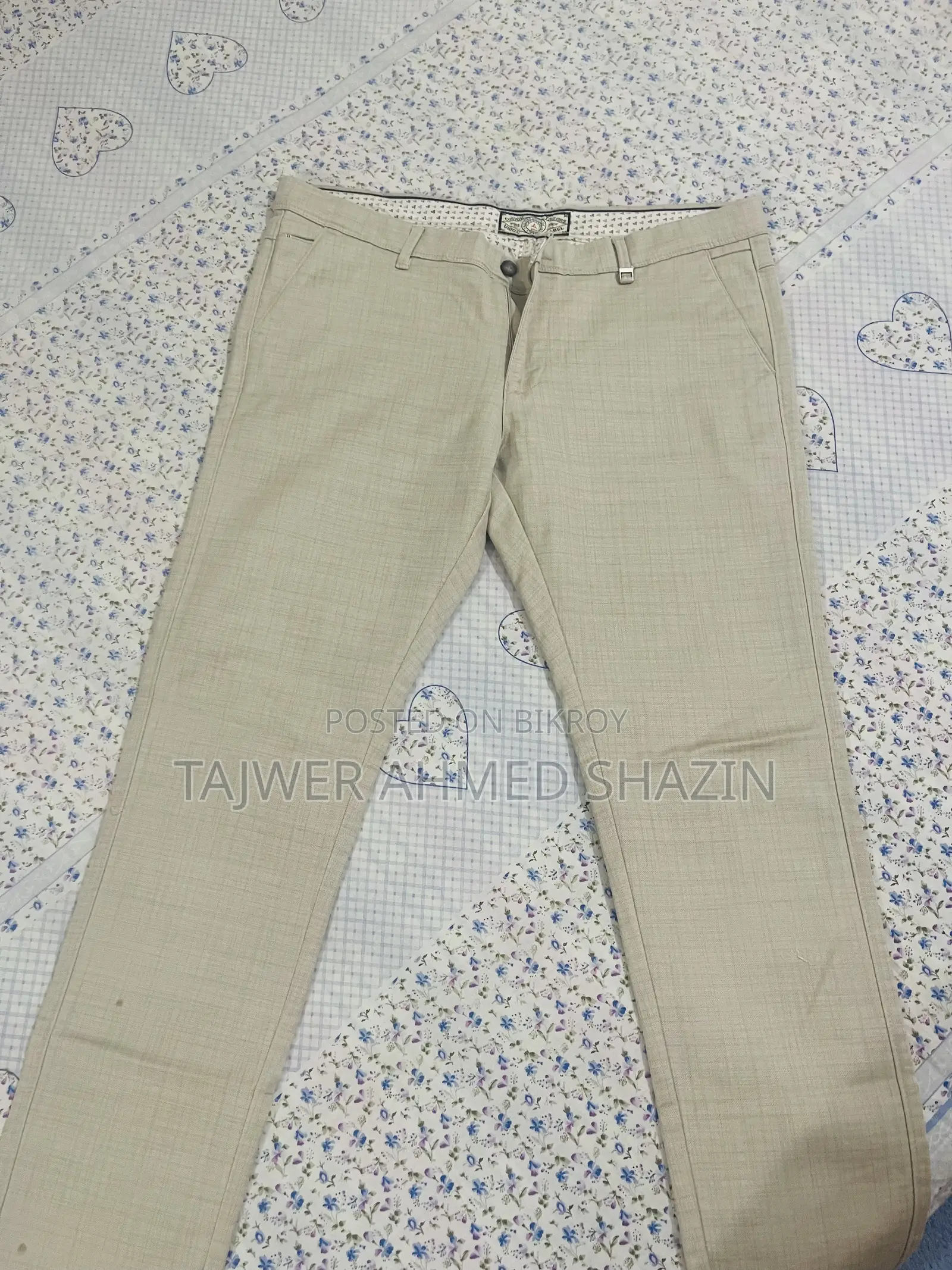Men's Beige Casual Pants – Good Condition