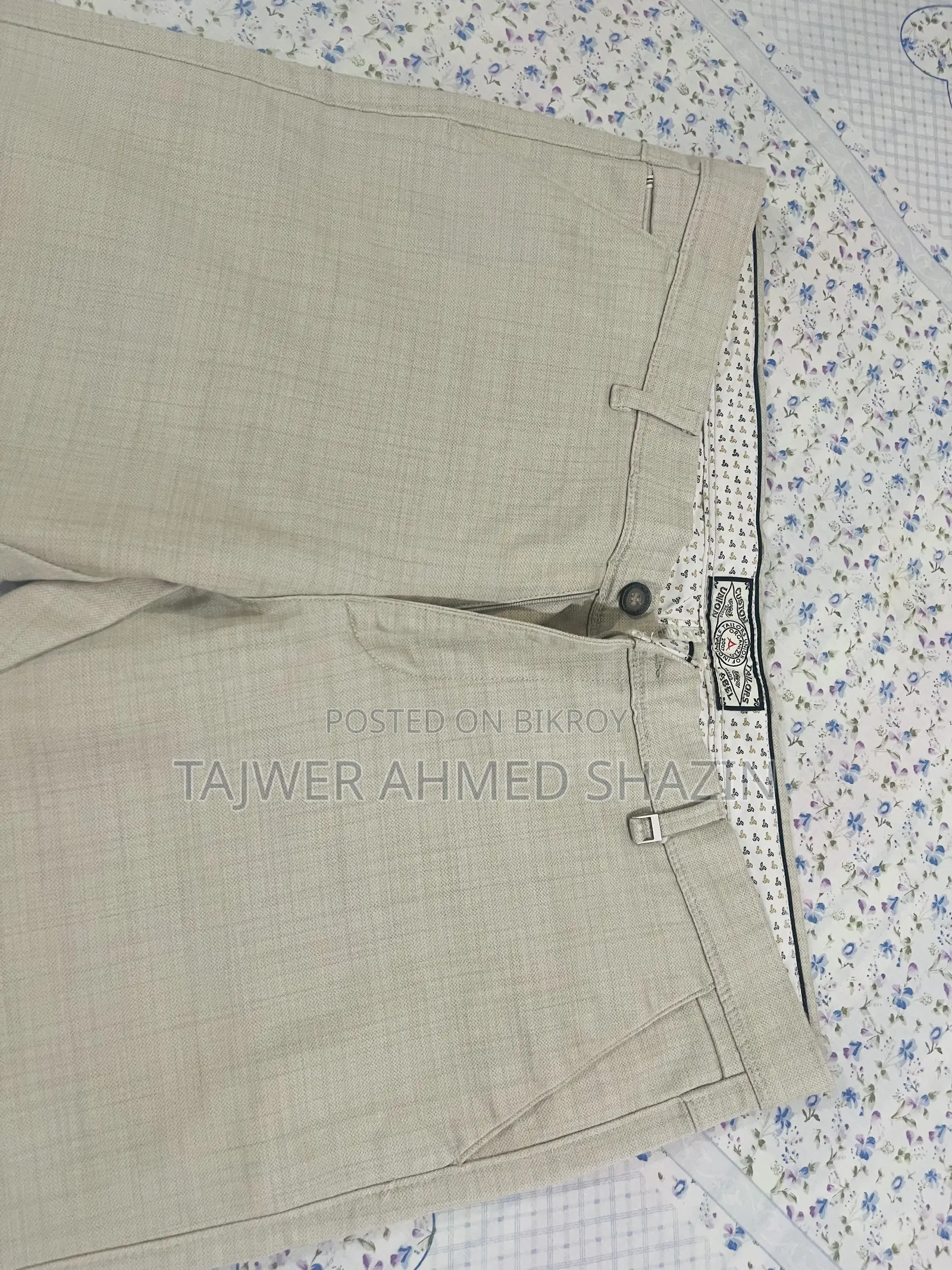 Men's Beige Casual Pants – Good Condition