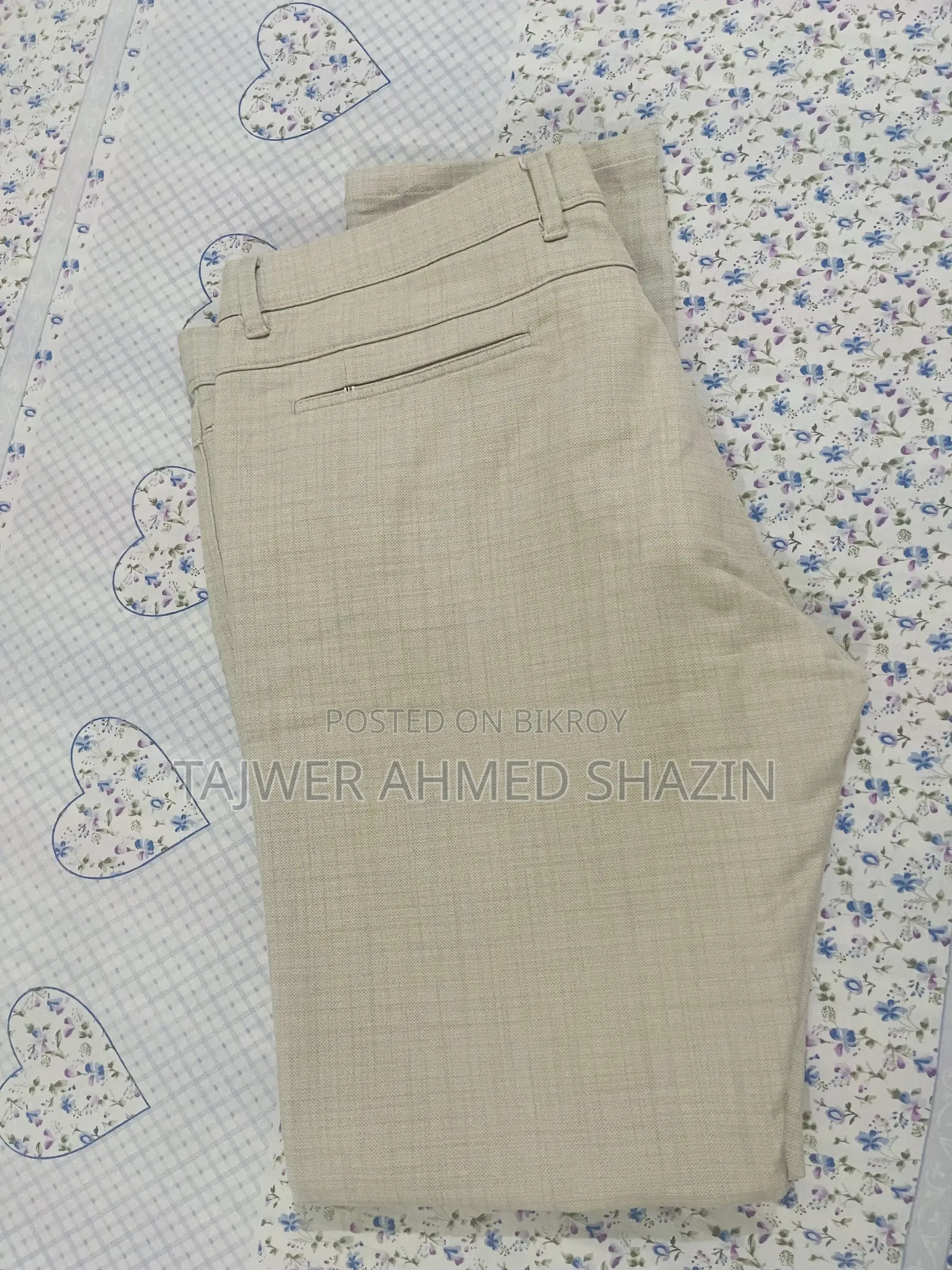 Men's Beige Casual Pants – Good Condition