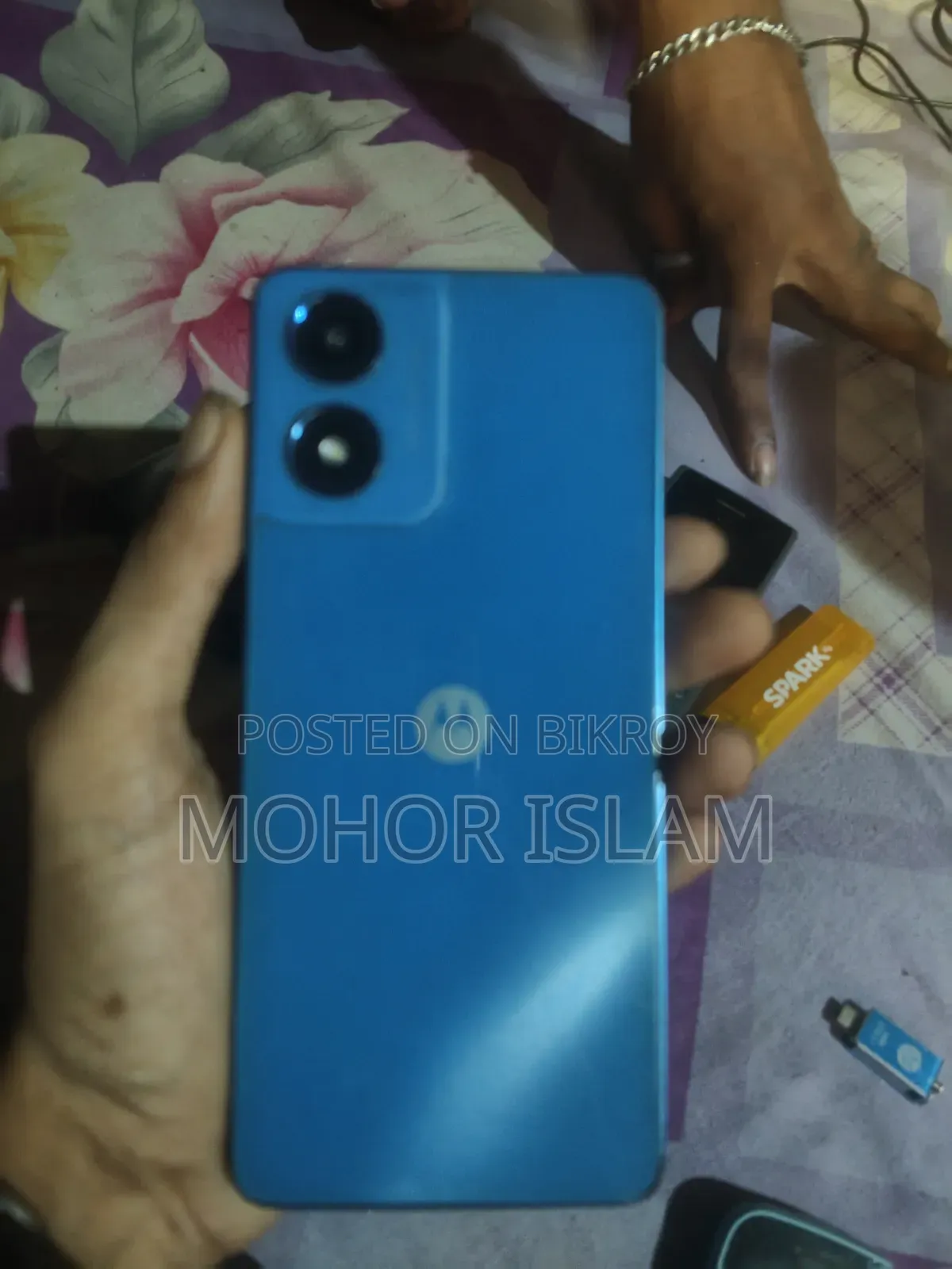 মোটরোহলা মোটো জি০৪এস ১২৮ জিবি ব্লু