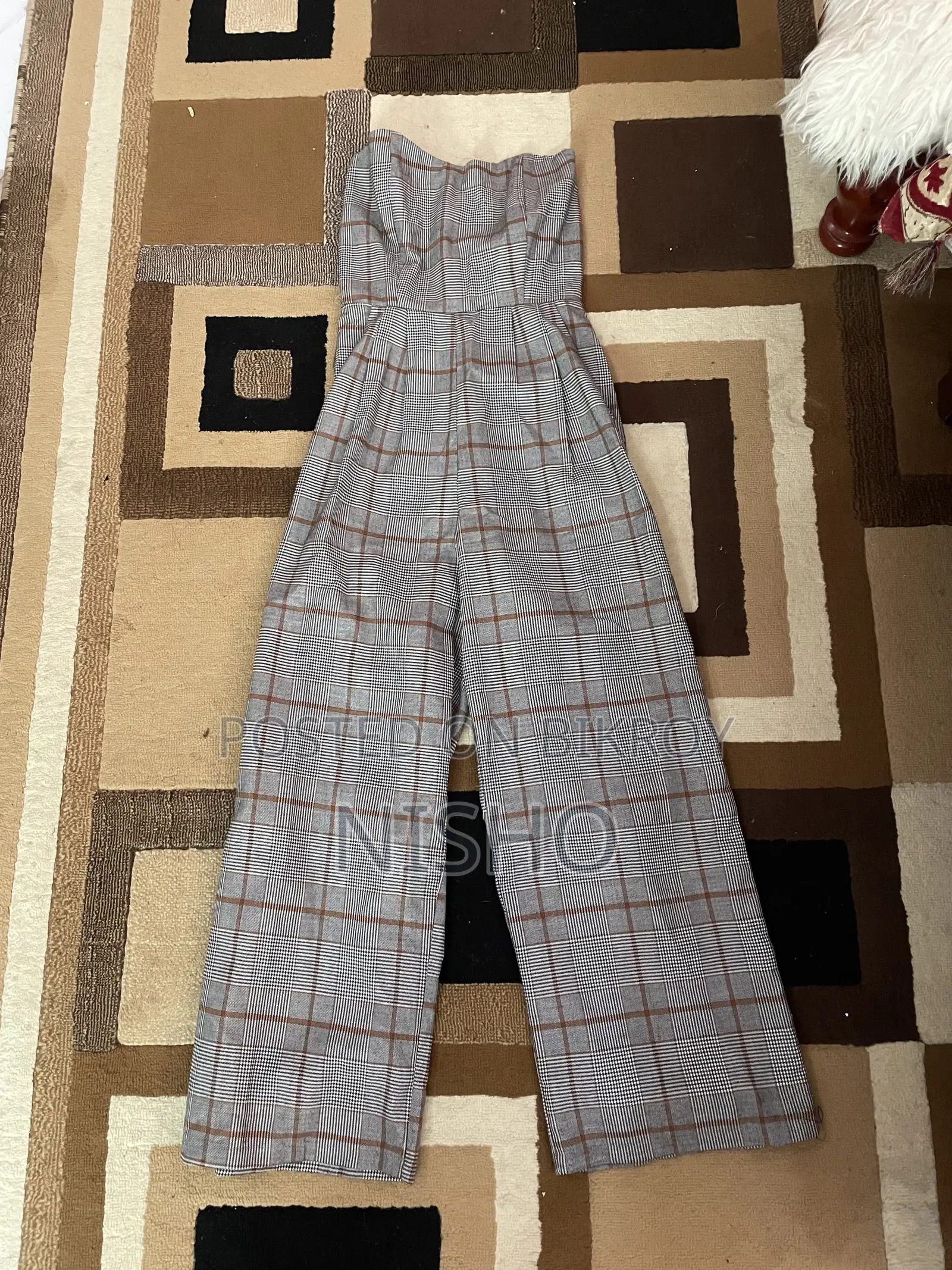 Strapless Wide-Leg Jumpsuit