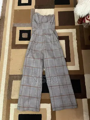 Strapless Wide-Leg Jumpsuit