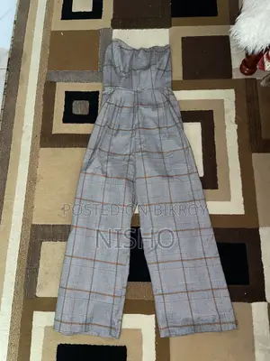 Strapless Wide-Leg Jumpsuit