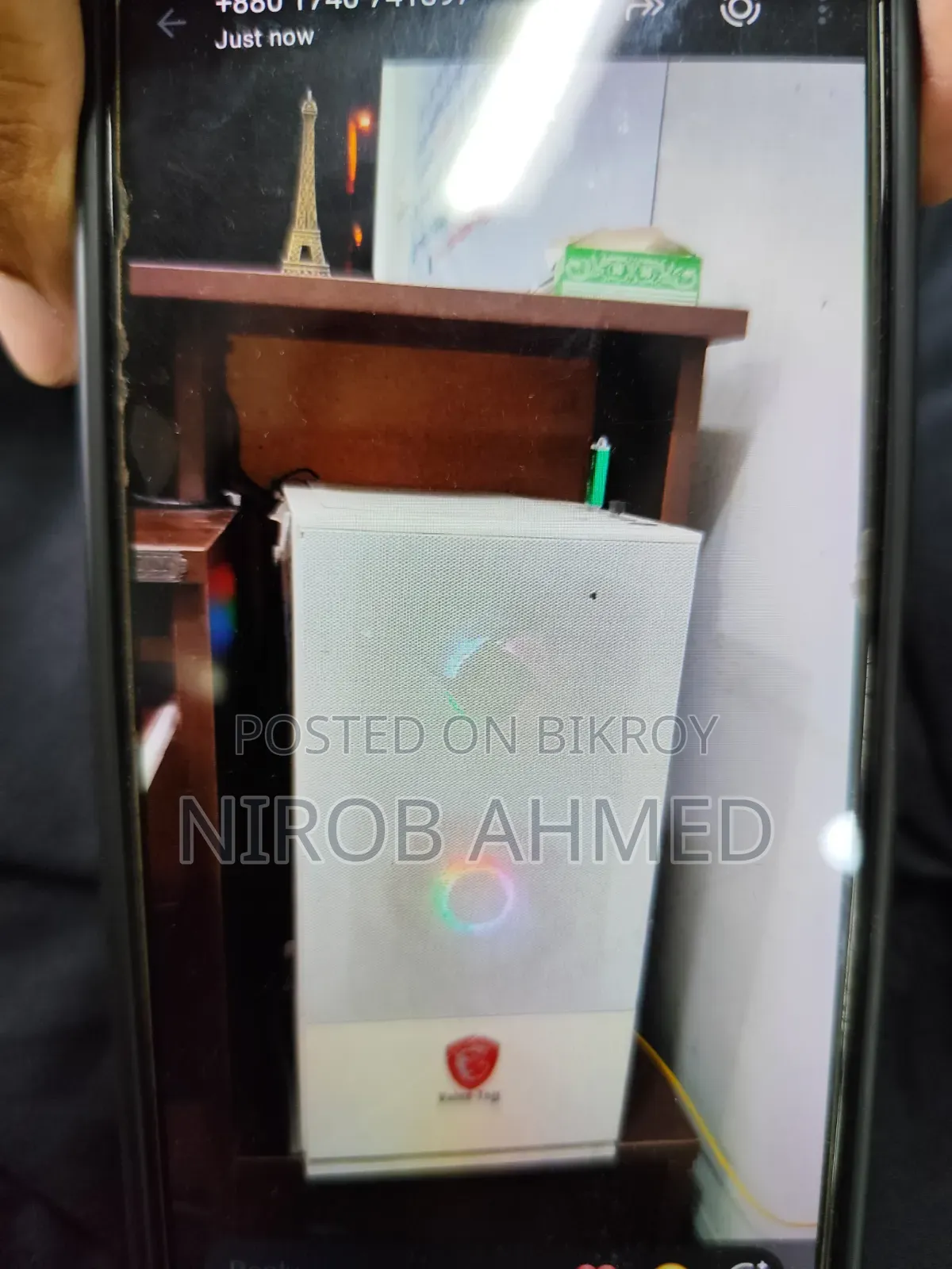 ডেস্কটপ কম্পিউটার এমএসআই ৮জিবি এএমডি রাইজেন এসএসডি ১২৮জিবি