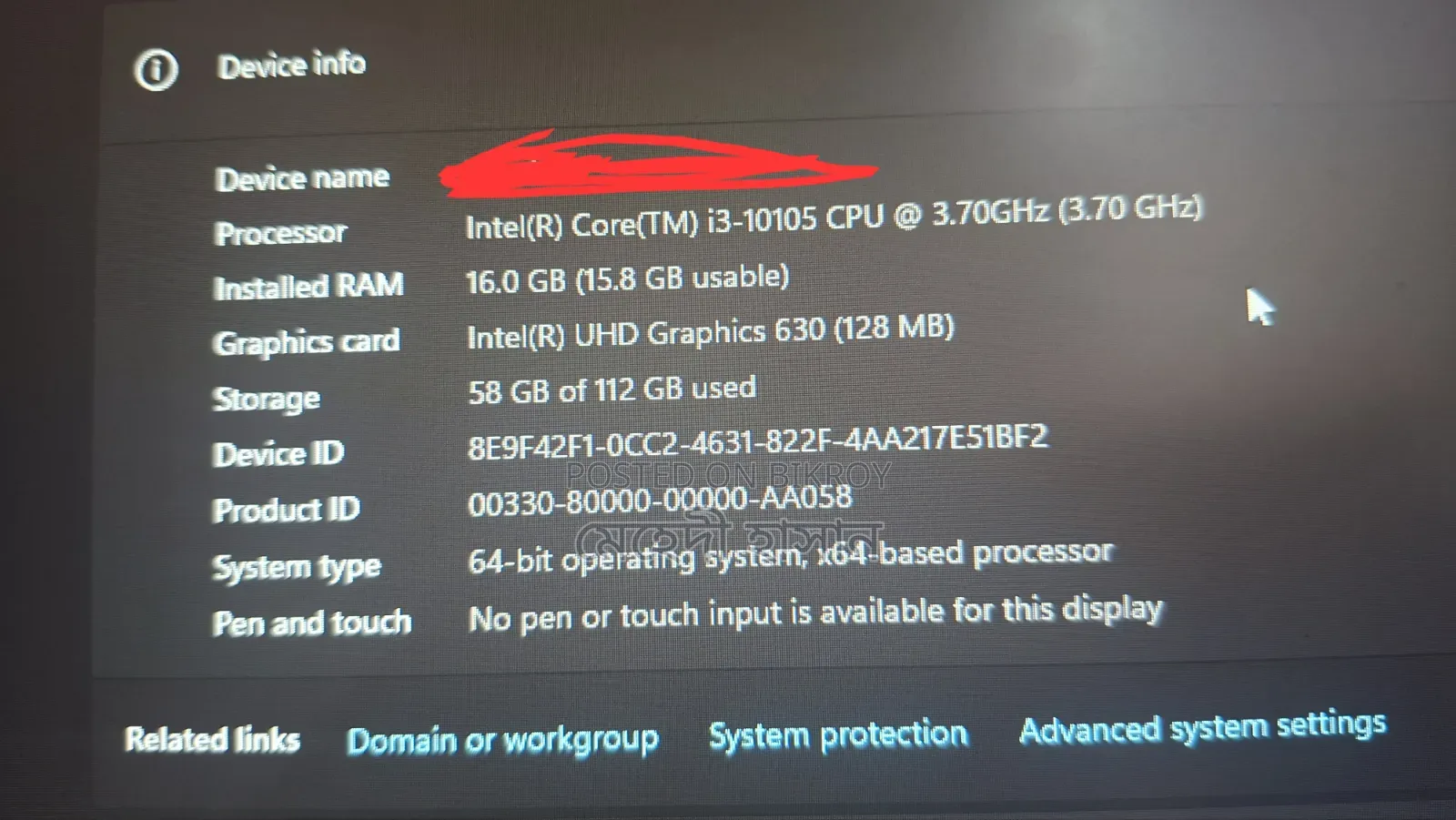 Desktop Computer Gigabyte 12GB Intel Core i3 SSD 128GB