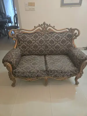 Sofa Set With Beautiful Design Made of Akashi Wood-Slightly Negotiable