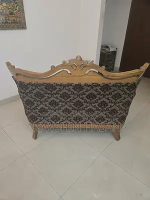 Sofa Set With Beautiful Design Made of Akashi Wood-Slightly Negotiable