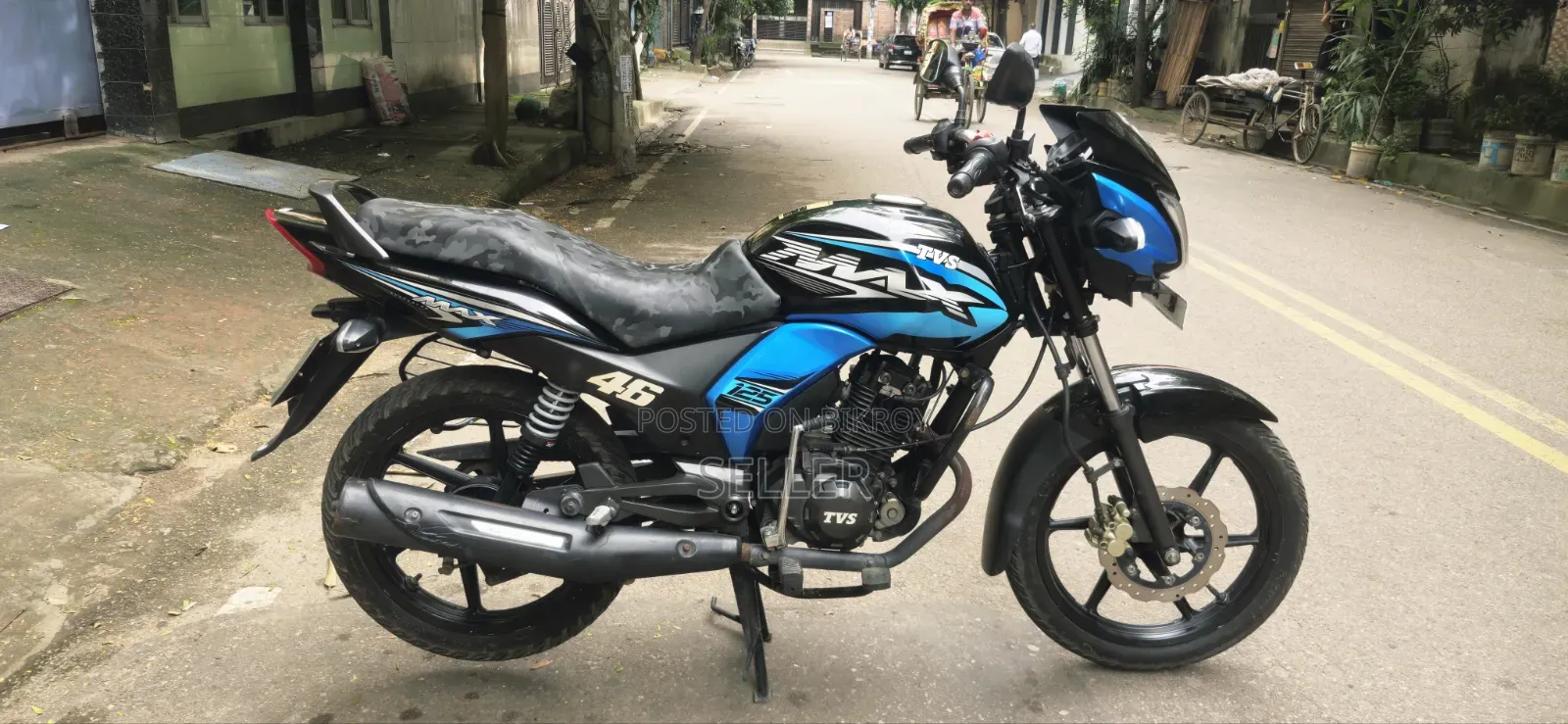 New TVS Max 125 2023 Black