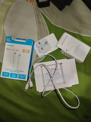 USB-C Original 20w Power Adapter and Anker iPhone Cable