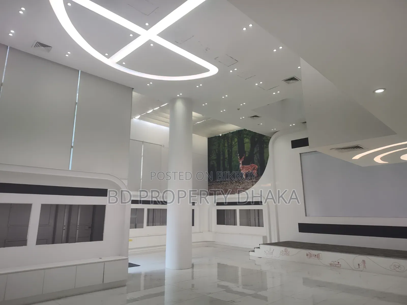 17100 sq ft Open Commercial Space Rent in Gulshan Avenue