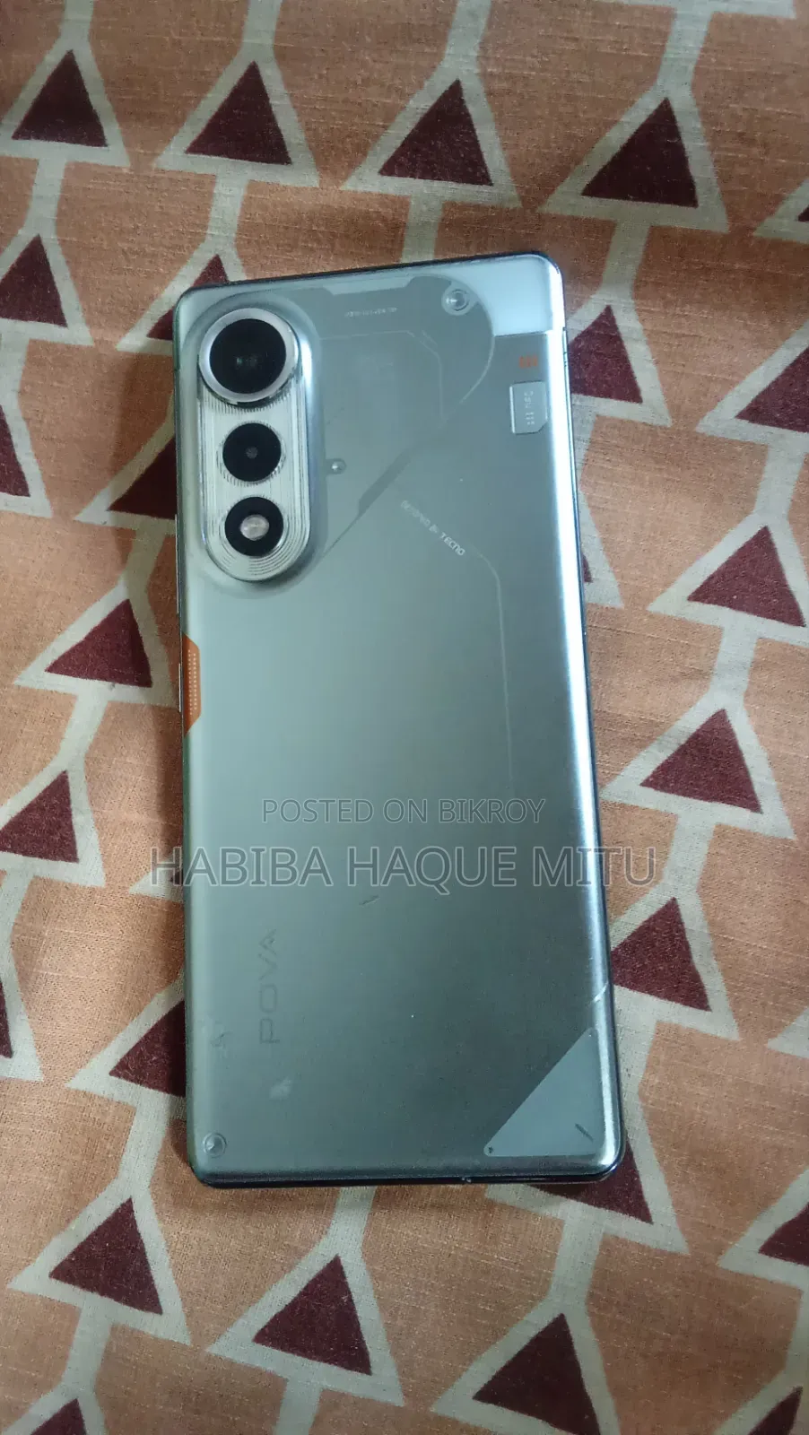 টেকনো পোভা কার্ভ ২৫৬ জিবি সিলভার