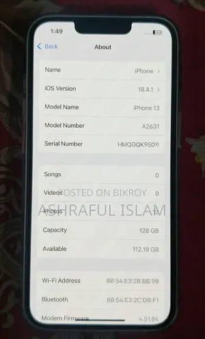 Apple iPhone 13 128 GB White