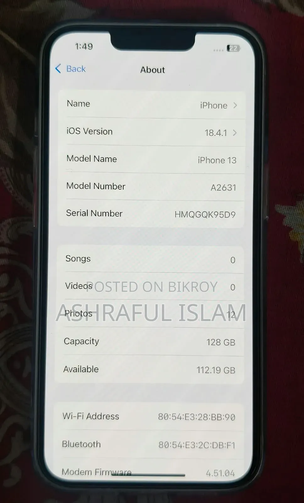 Apple iPhone 13 128 GB White