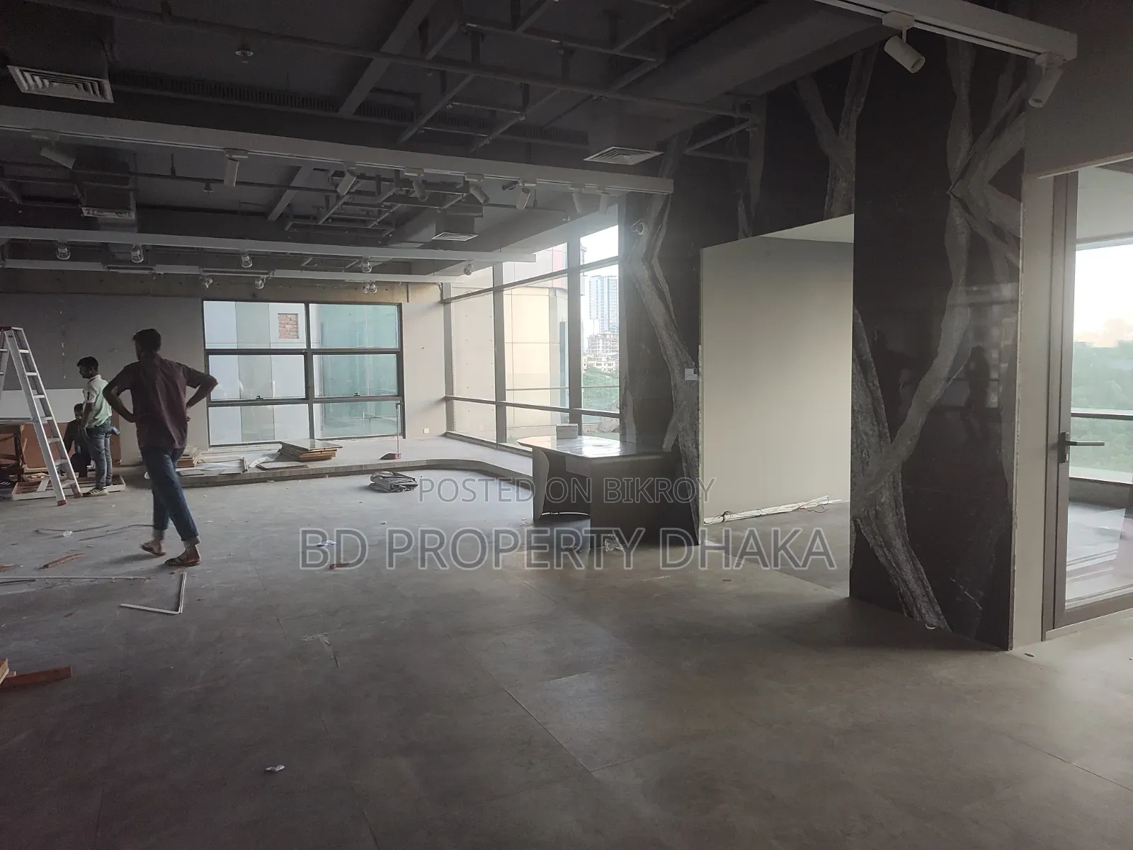17100 SQFT Modern Semi Furnished Open Commercial Property Rent in Banani