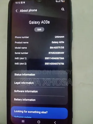 Samsung Galaxy A03s 128 GB Blue
