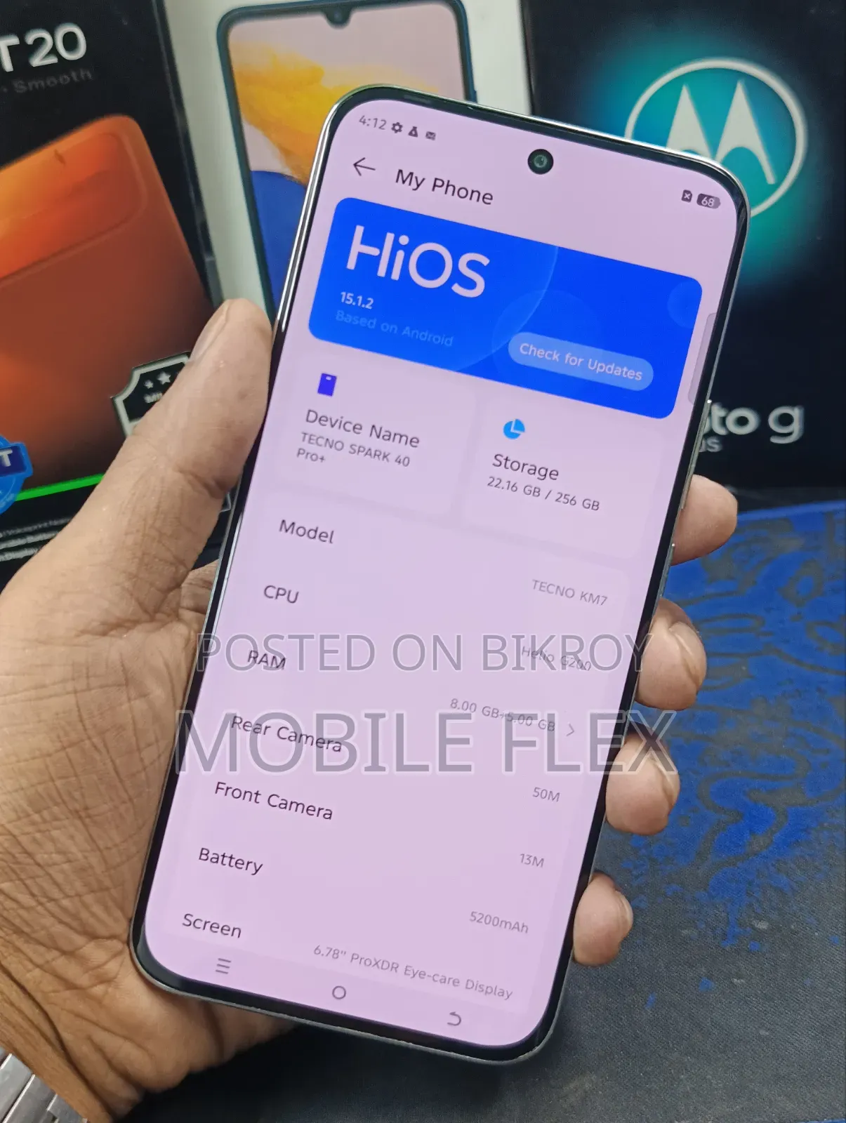 Tecno Spark 40 Pro+ 256 GB Gray