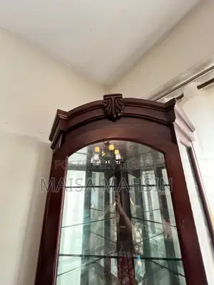 Corner Glass Cabinet for Living Room - Corner Showcase