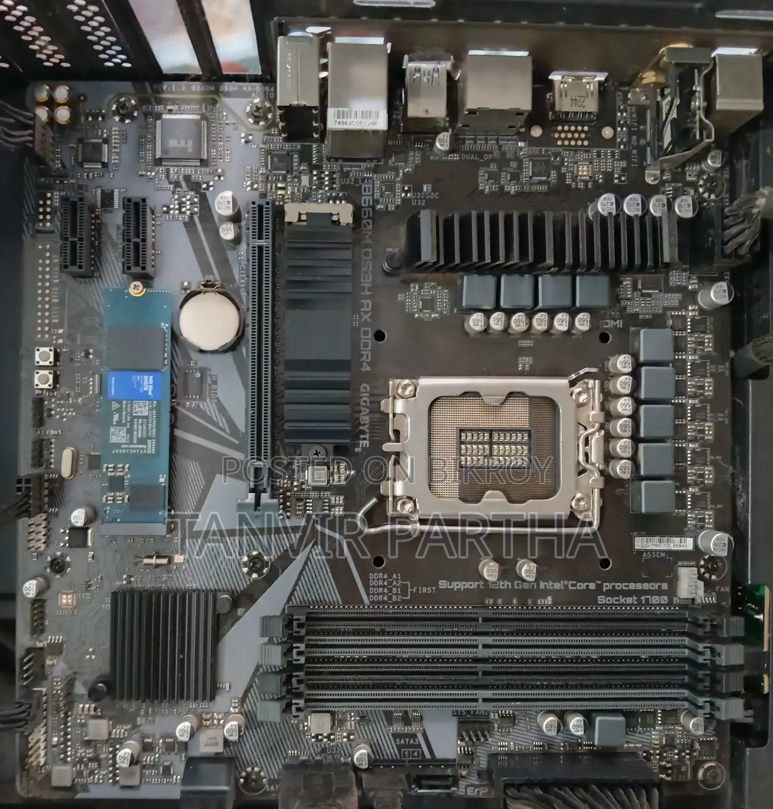 Motherboard-B660m Ds3h Ax Ddr4