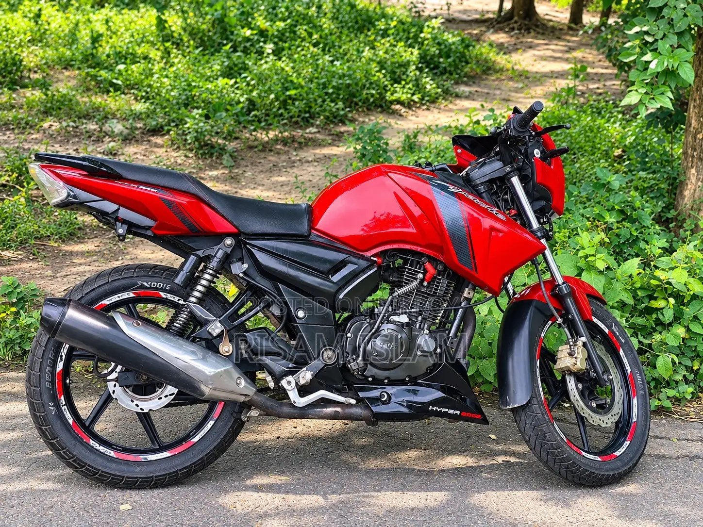 TVS Apache RTR 160 4V 2019 Red