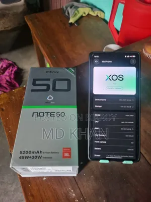 New Infinix Note 50 Pro 256 GB Black