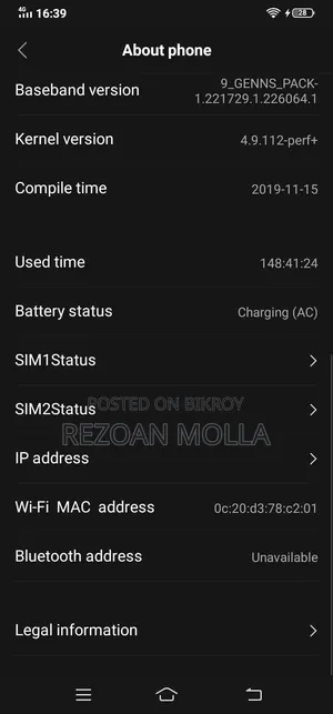 Vivo Y17 128 GB Silver