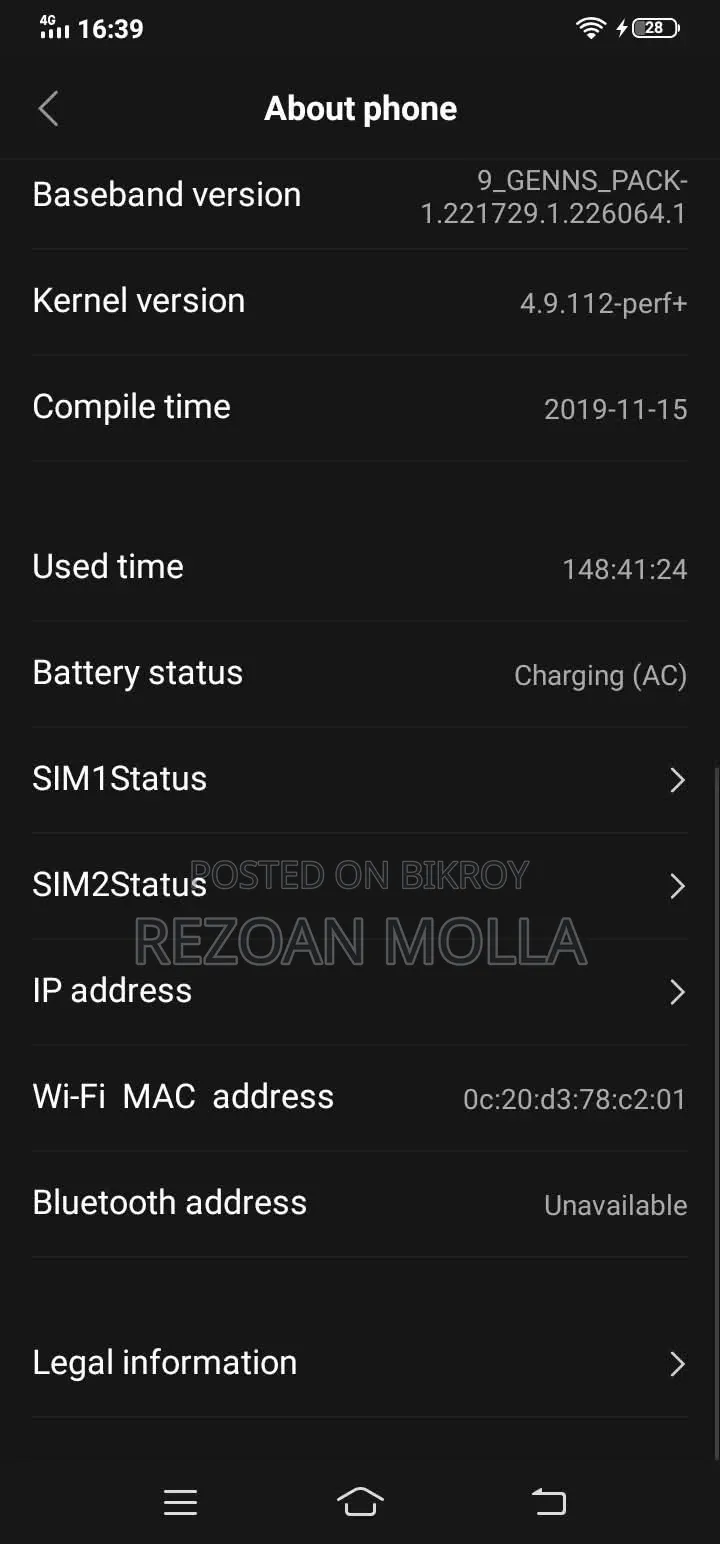 Vivo Y17 128 GB Silver
