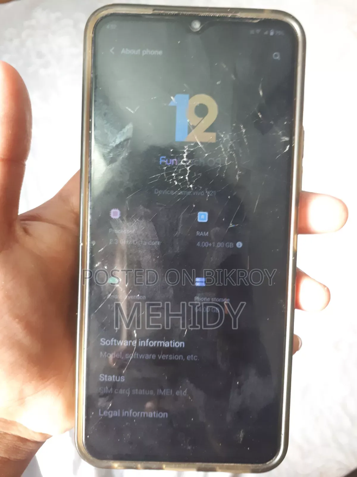 Vivo Y21 64 GB Blue