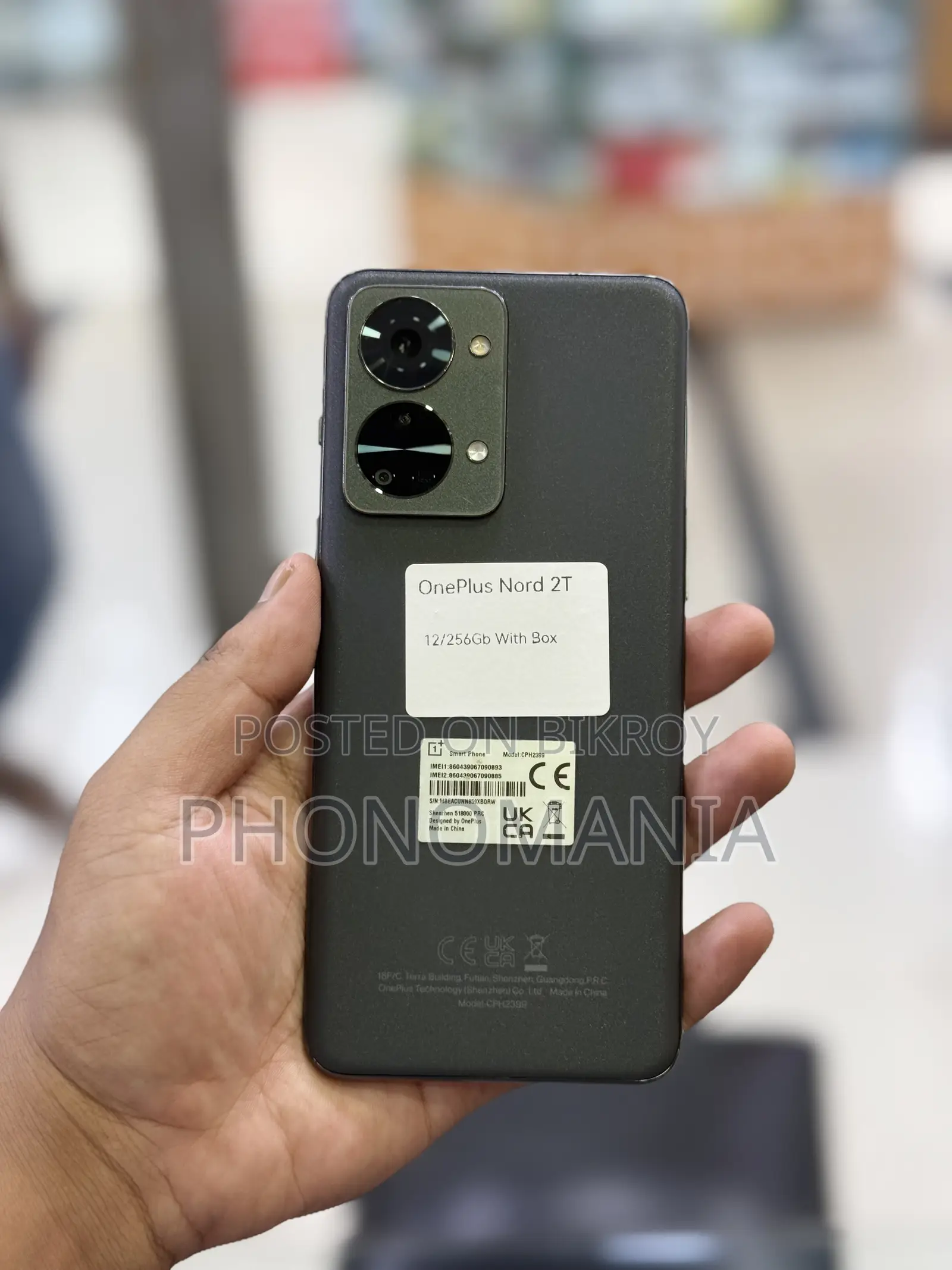 OnePlus Nord 2T 256 GB Black
