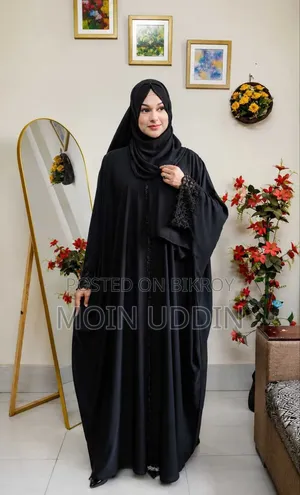 Karchupi Embroidered Farsa Abaya Set