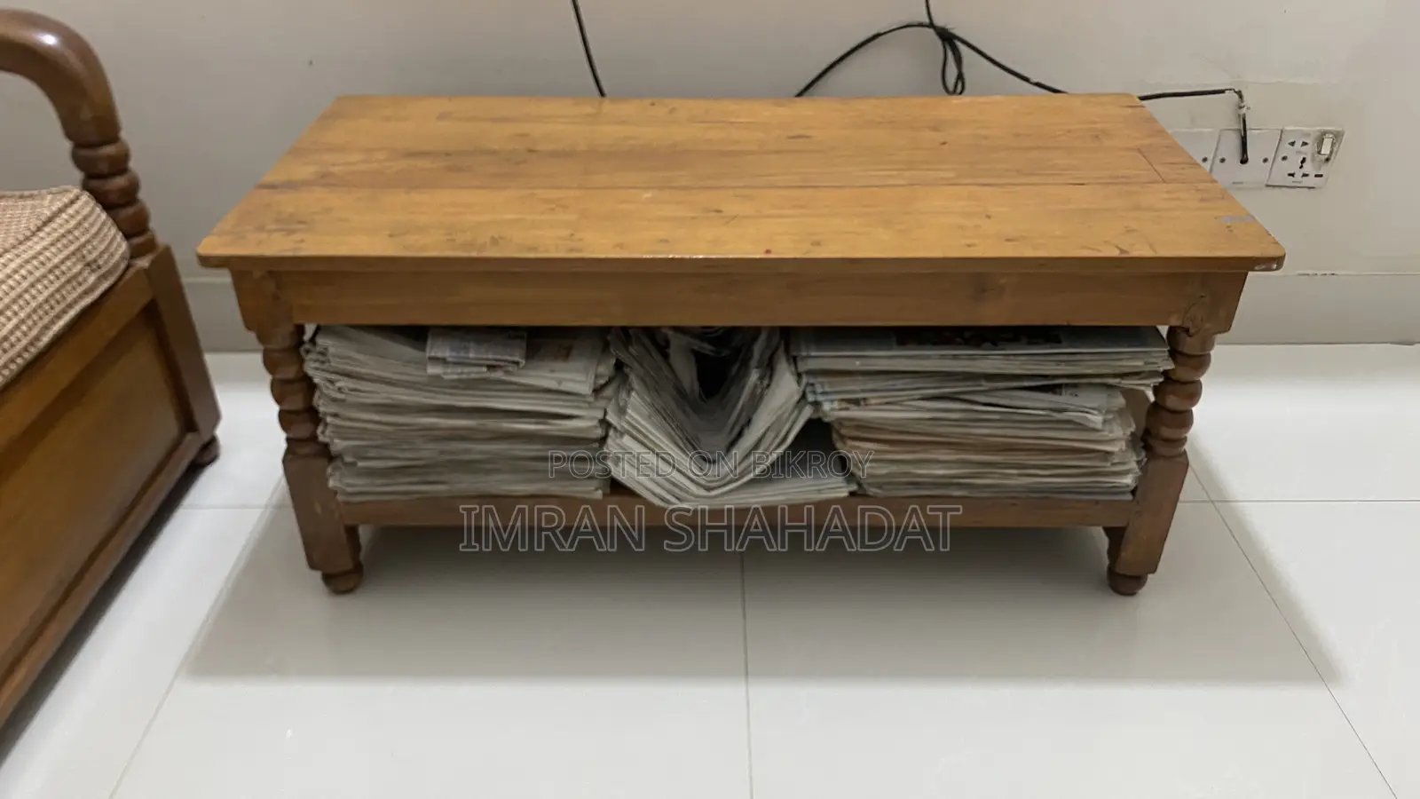সফা সেট - অরিজিনাল চট্টগ্রাম সেগুন কাঠ