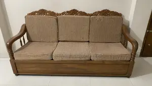 সফা সেট - অরিজিনাল চট্টগ্রাম সেগুন কাঠ