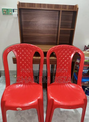 Modern Computer/Study Desk Setup With 2 Chairs (Urgent Sale)