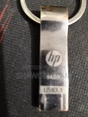 এইচপি ৬৪জিবি ইউএসবি ৩.০ মেটাল সিলভার কি রিং
