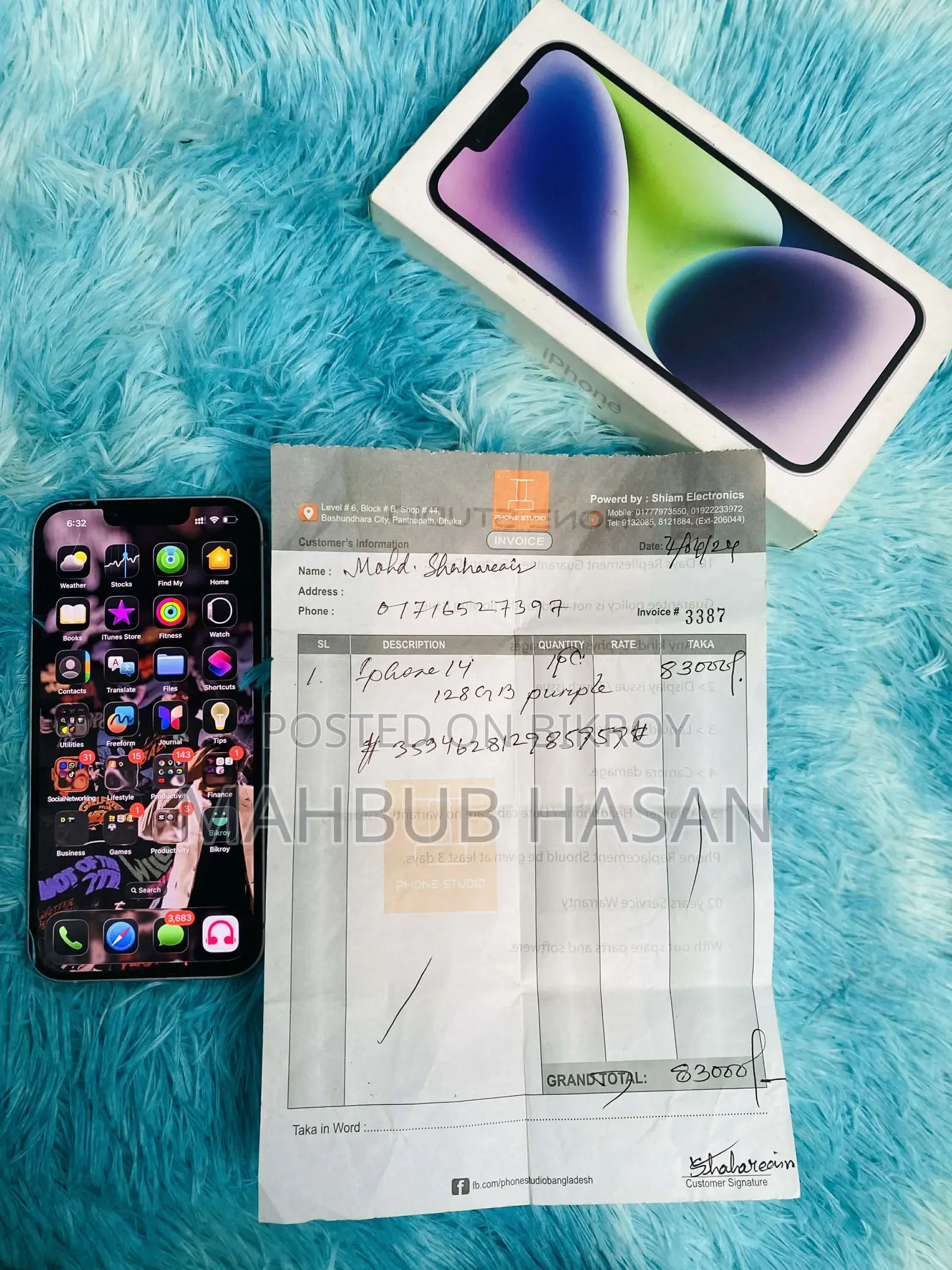Apple iPhone 14 128 GB Purple