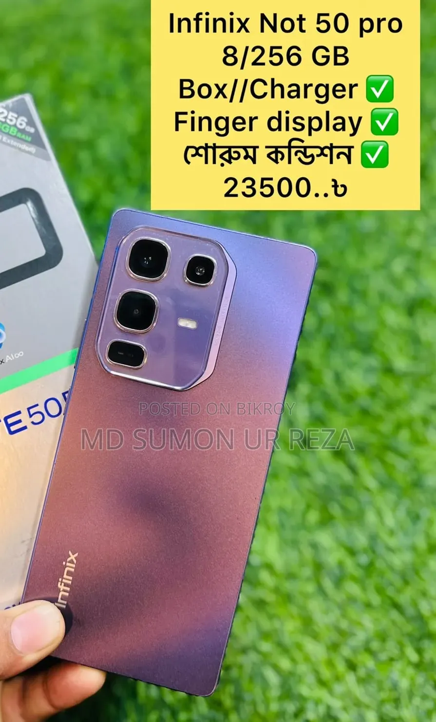 Infinix Note 50 Pro 256 GB White
