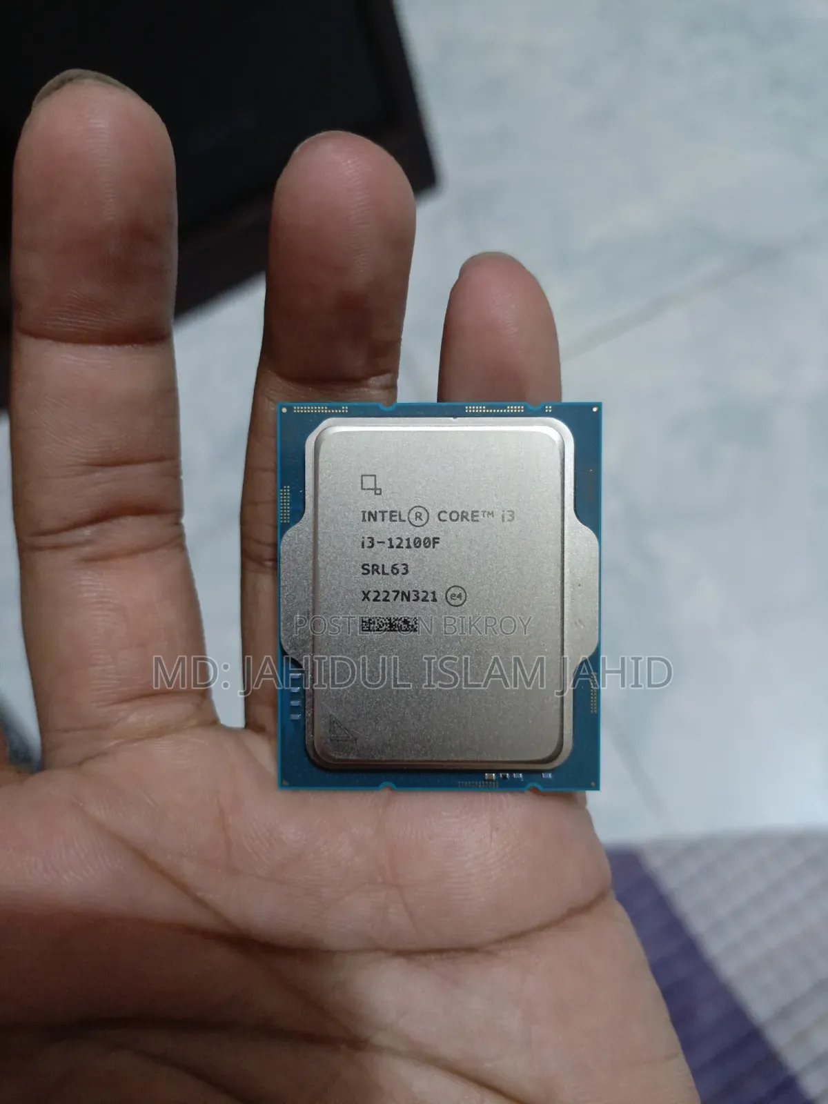 Brand New Fresh Condition I3-12100f Processor + Stock Cooler for Sale