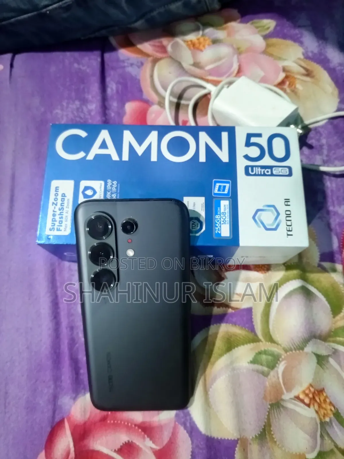 Tecno Camon 50 Ultra 256 GB Black
