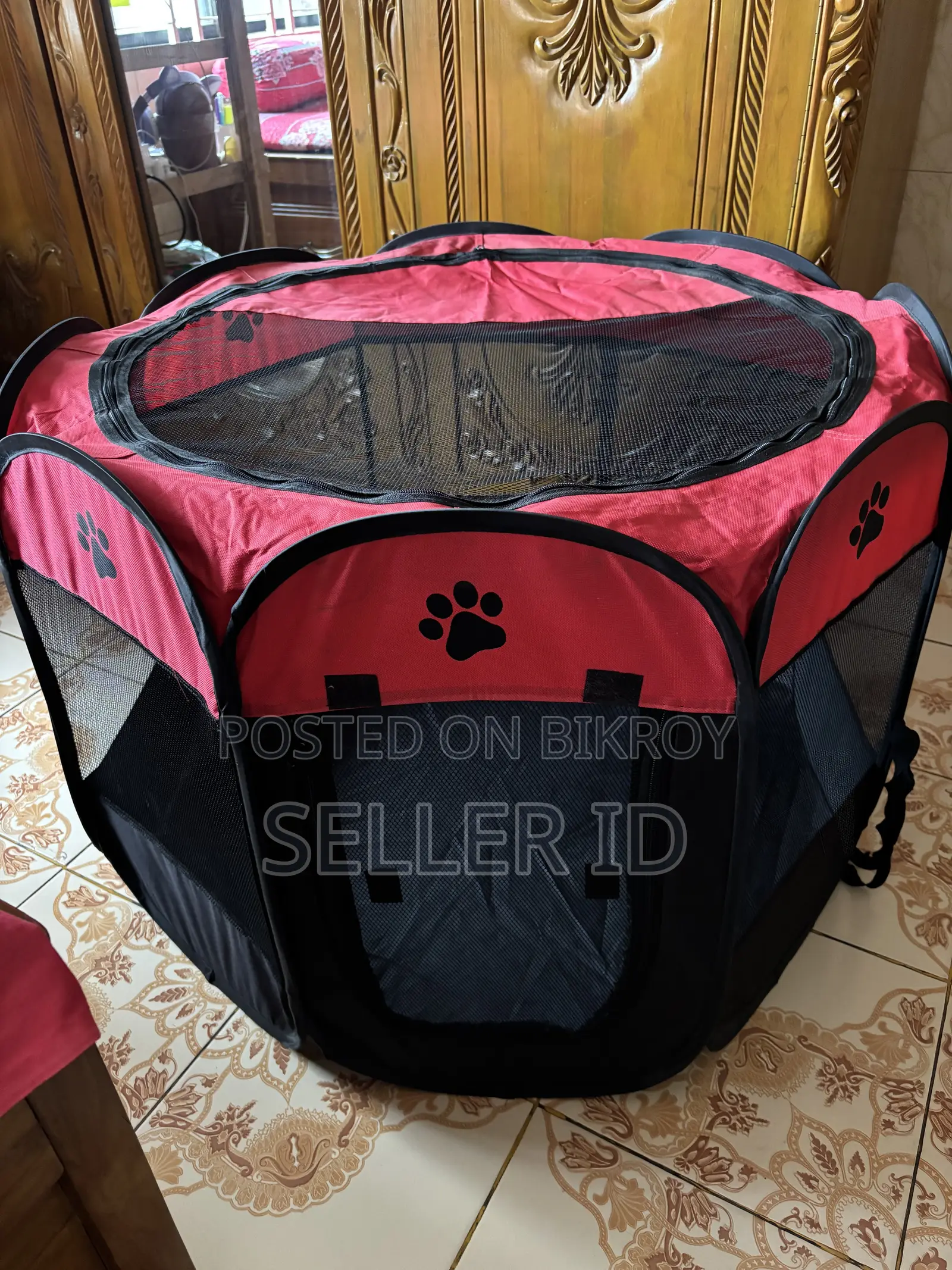 Portable Cat Tent House + Feeder Free