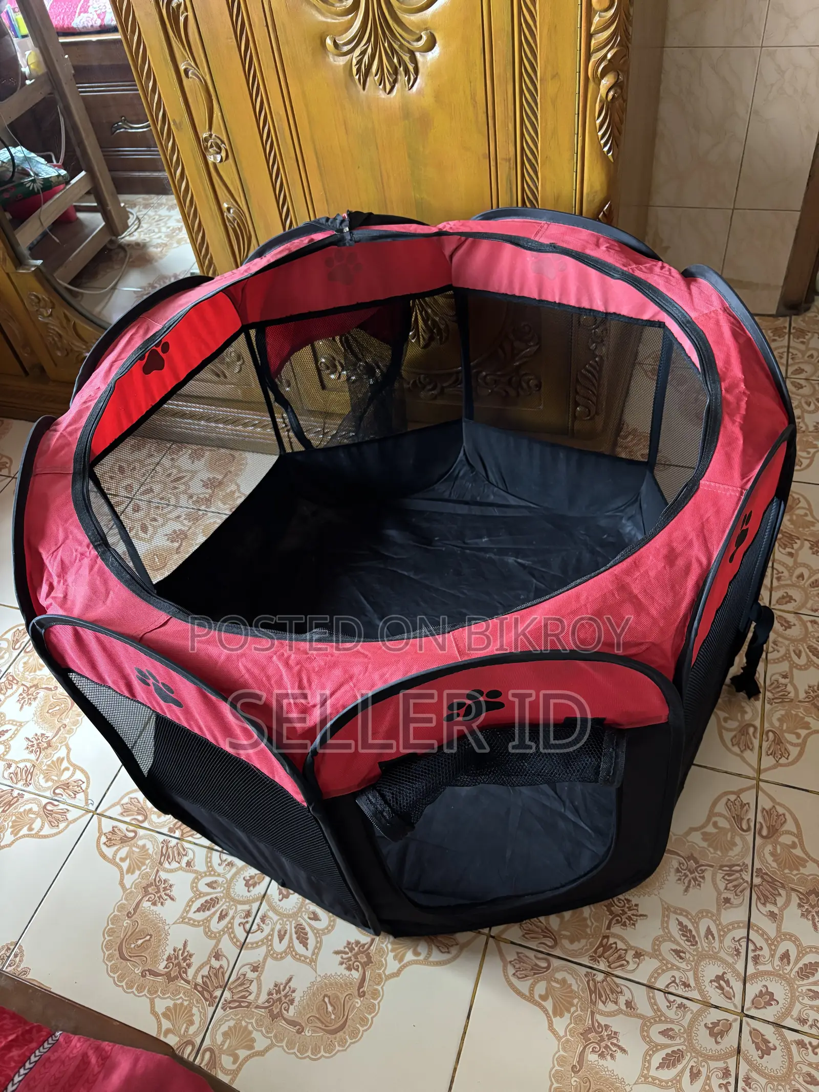 Portable Cat Tent House + Feeder Free