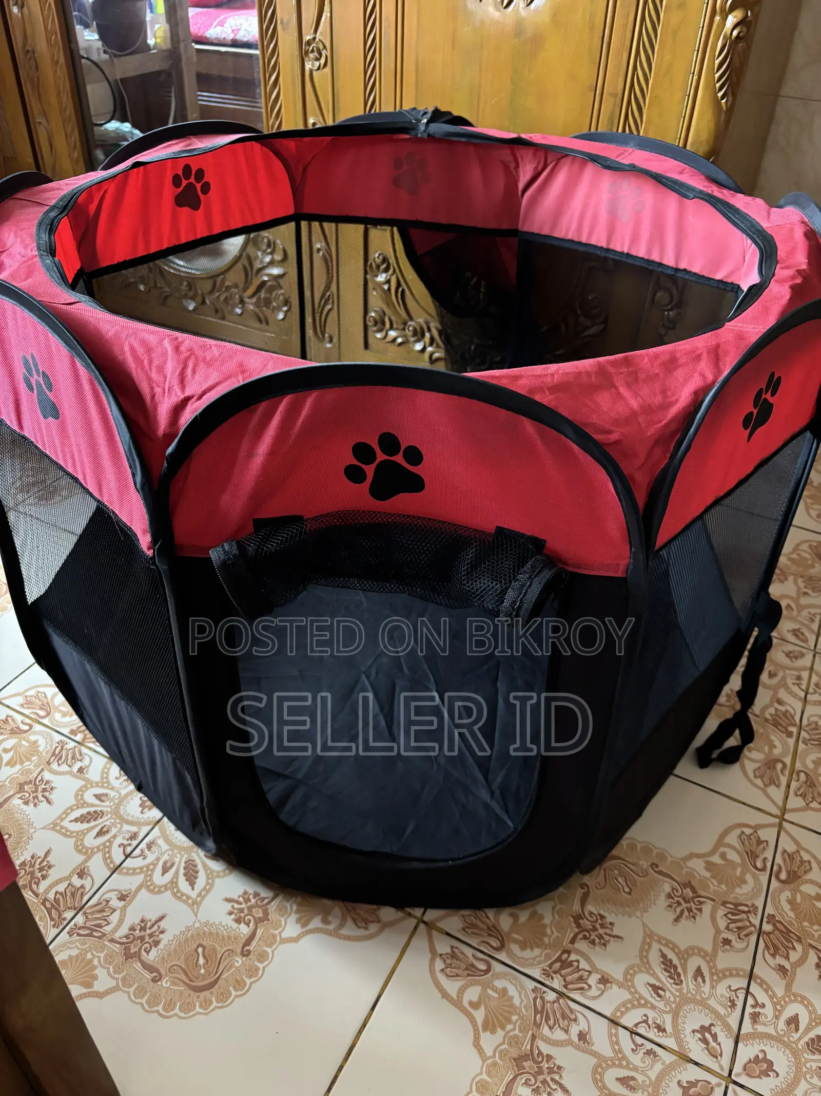 Portable Cat Tent House + Feeder Free